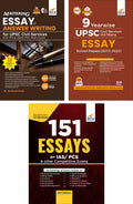 Combo  Mastering Essay Writing For Upsc & State Psc Civil Services Main Exam With Past 9 YearWise Solved Papers & 151 Practice