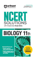 Arihant NCERT Solutions for Class 11th Biology with Chapterwise Study Notes | including Selected Questions of DIKSHA App | Fully