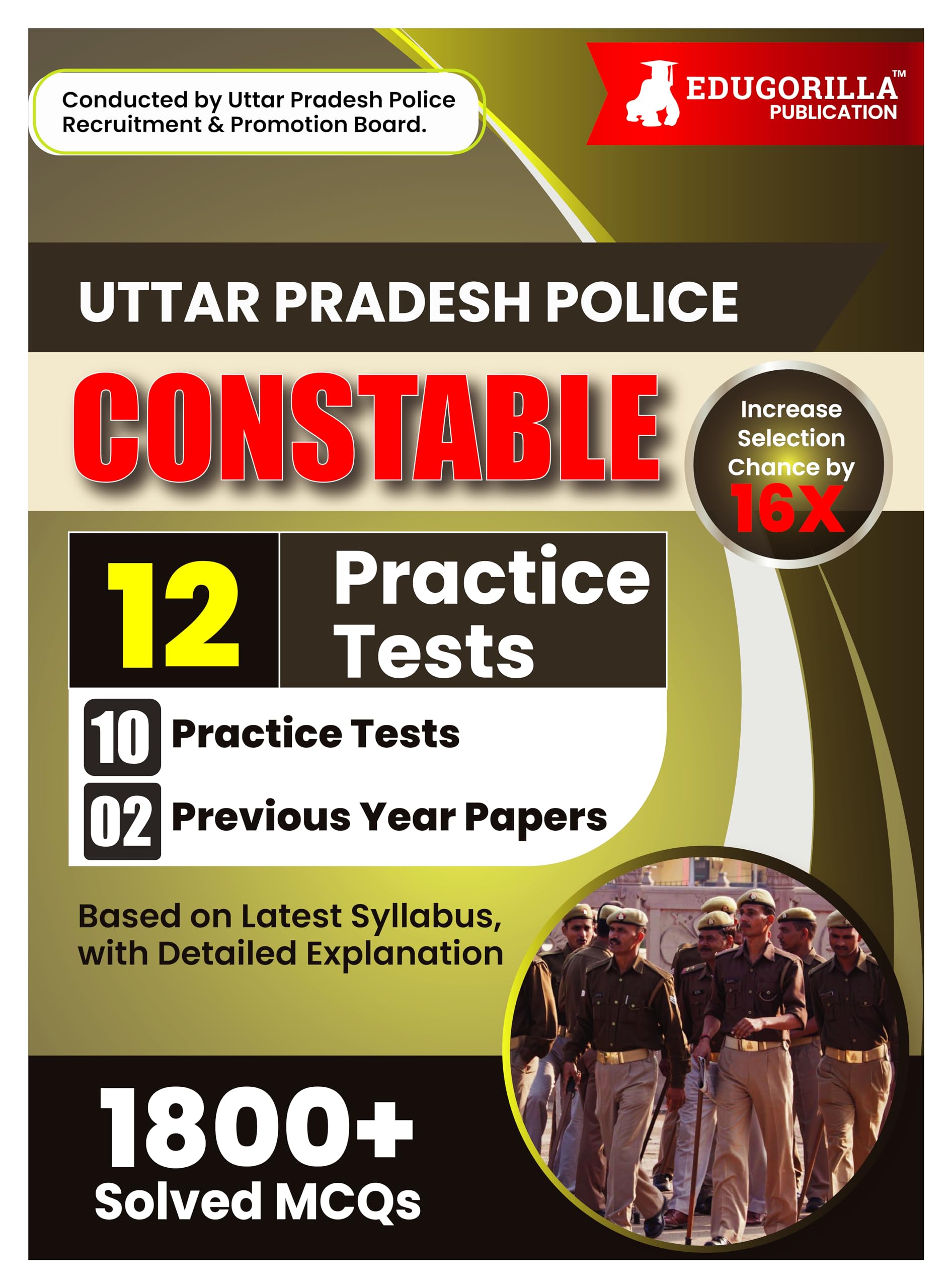 UP Police Constable Exam 2024 (English Edition)  10 Practice Mock Tests and 2 Previous Year Papers (1800 Solved Questions) with