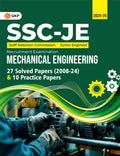 GKP SSC JE 2025 : Junior Engineer  Paper I  Mechanical Engineering  27 Solved Papers & 10 Practice Sets