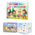 Picture Talk & Conversation: Kids Activity Book  talking and thinking skills book, talking skills workbook for children, child