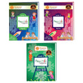 Ukg 240 Pages Writing Practice  Fun @ Home  Level 2 [English/Maths/Hindi] Power Combo Early Learning Worksheets For Kindergart