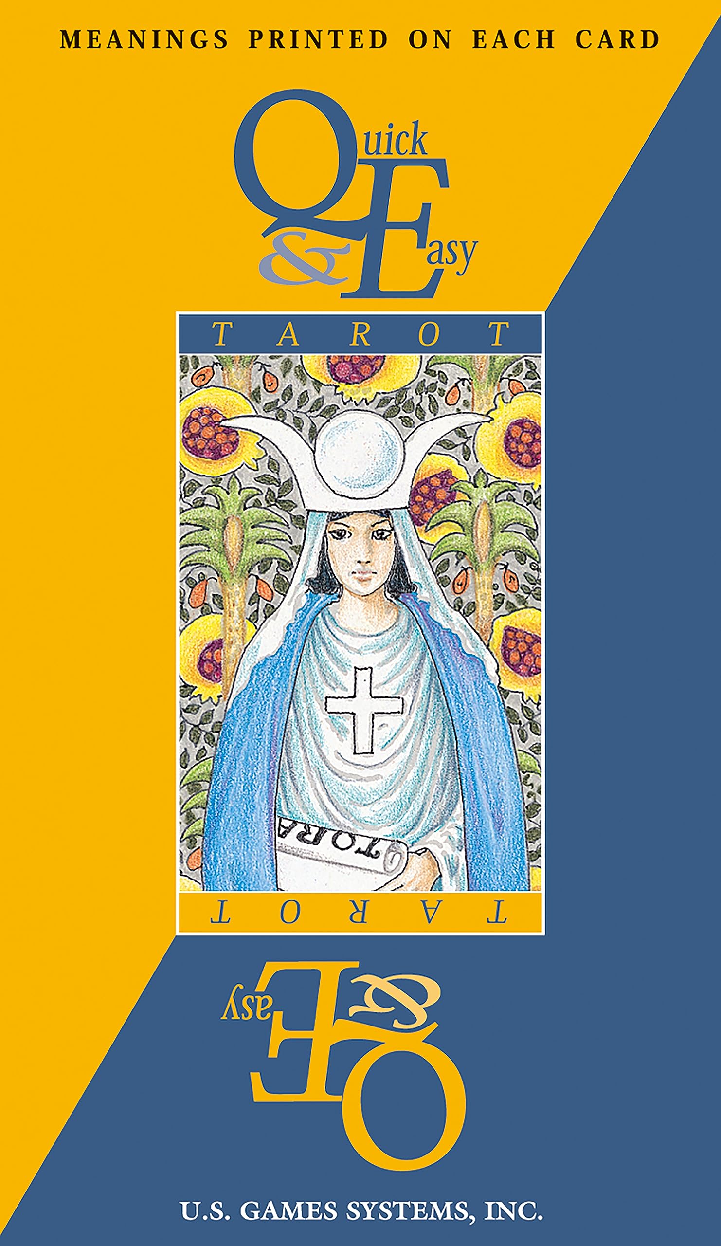 Quick & Easy Tarot: BeginnerFriendly 78Card Deck with Upright & Reversed Meanings Printed on Each Card, Learn Tarot Confidentl