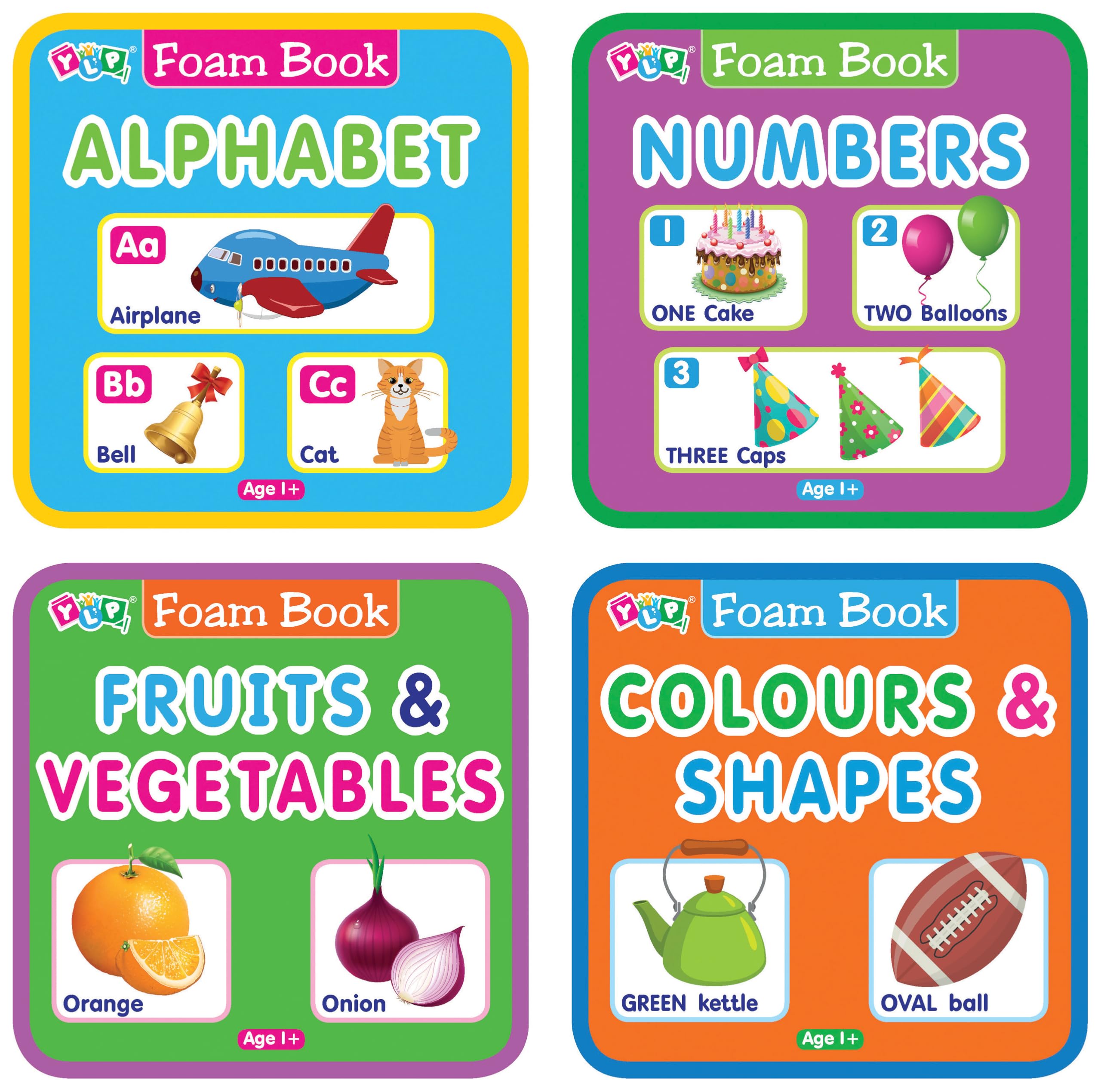 Foam Books (Set of 4 Books)