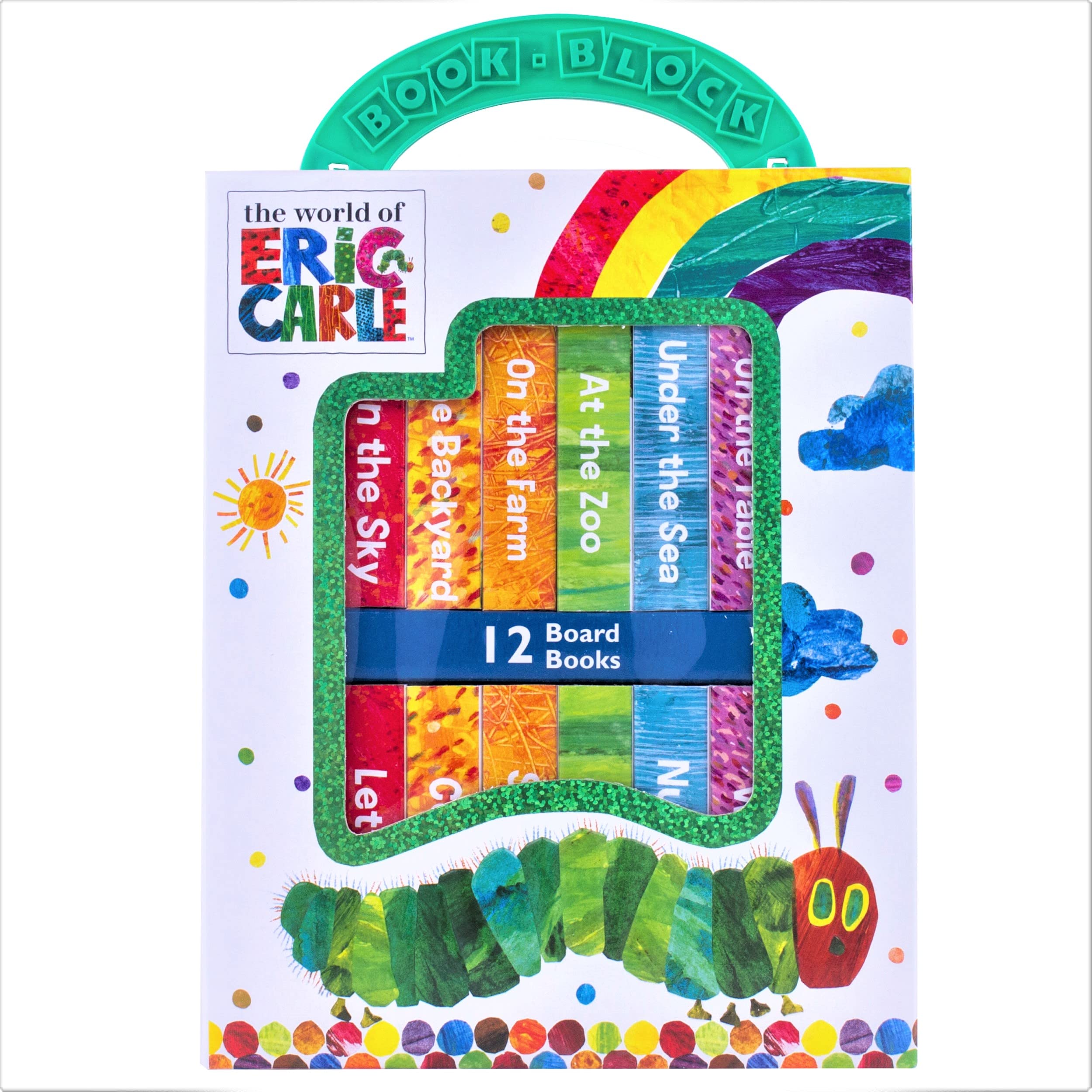 World of Eric Carle, My First Library 12 Board Book Set  First Words, Alphabet, Numbers, and More! Baby Books  PI Kids