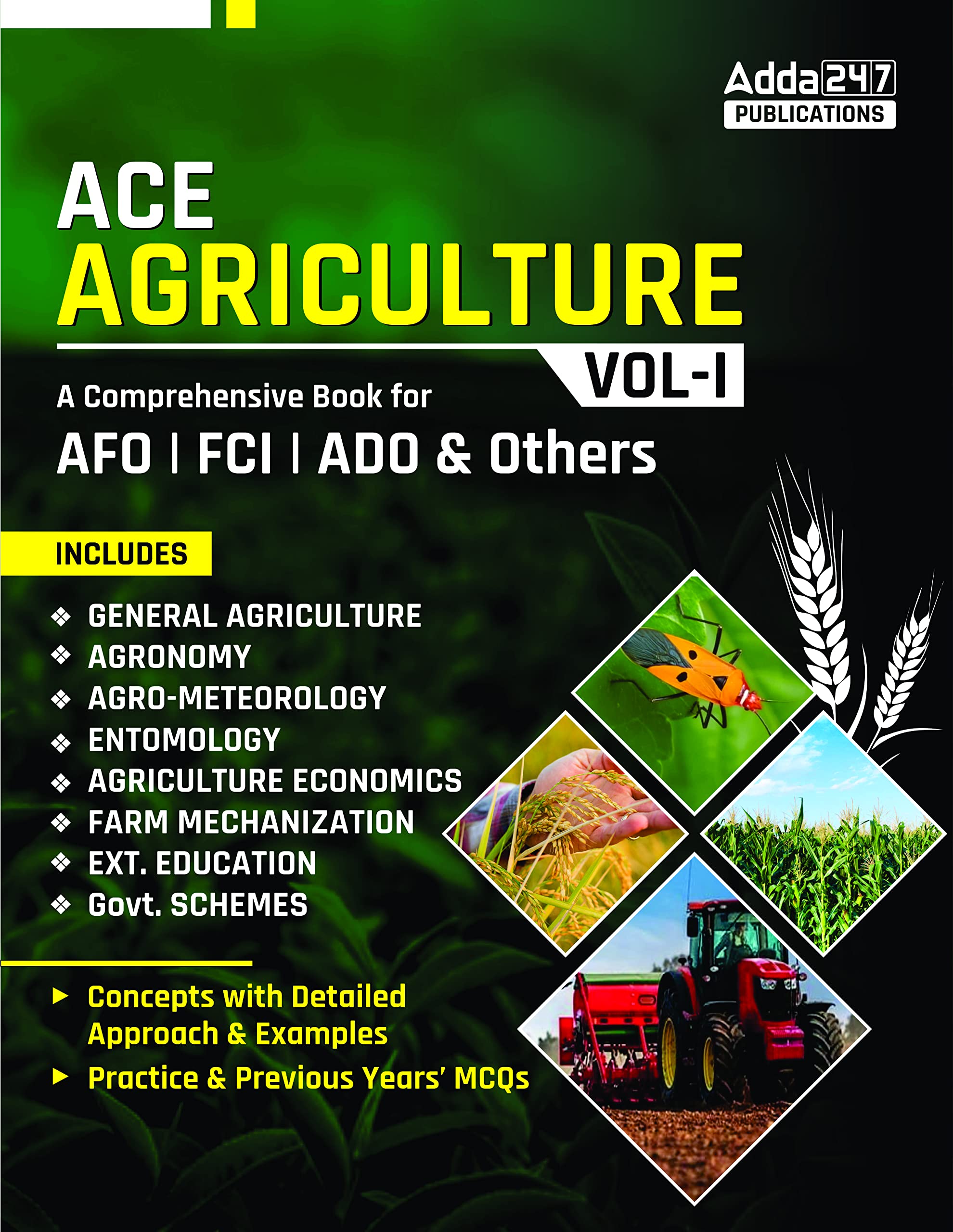 Ace Agriculture Vol 1 | A Comprehensive Book For Afo | Fci | Ado & Others(English Printed Edition) By Adda247