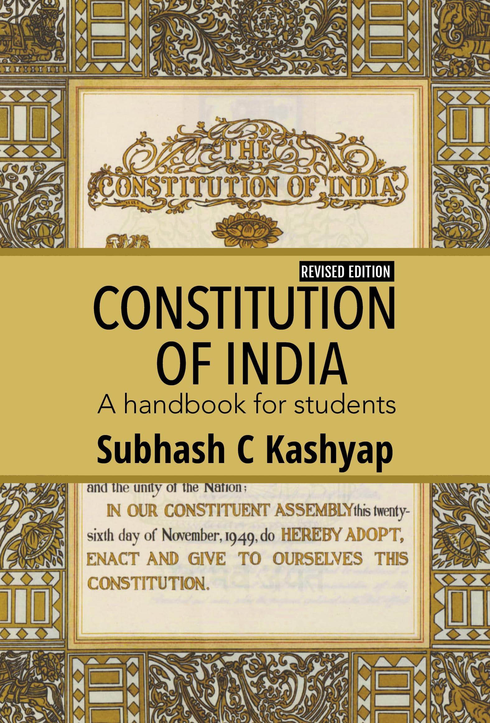 Constitution Of India  A Handbook For Students