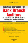 Taxmanns Practical Workbook for Bank Branch Auditors  Onestopreference Manual cum Audit Notebook (with Hints & Checklists) 