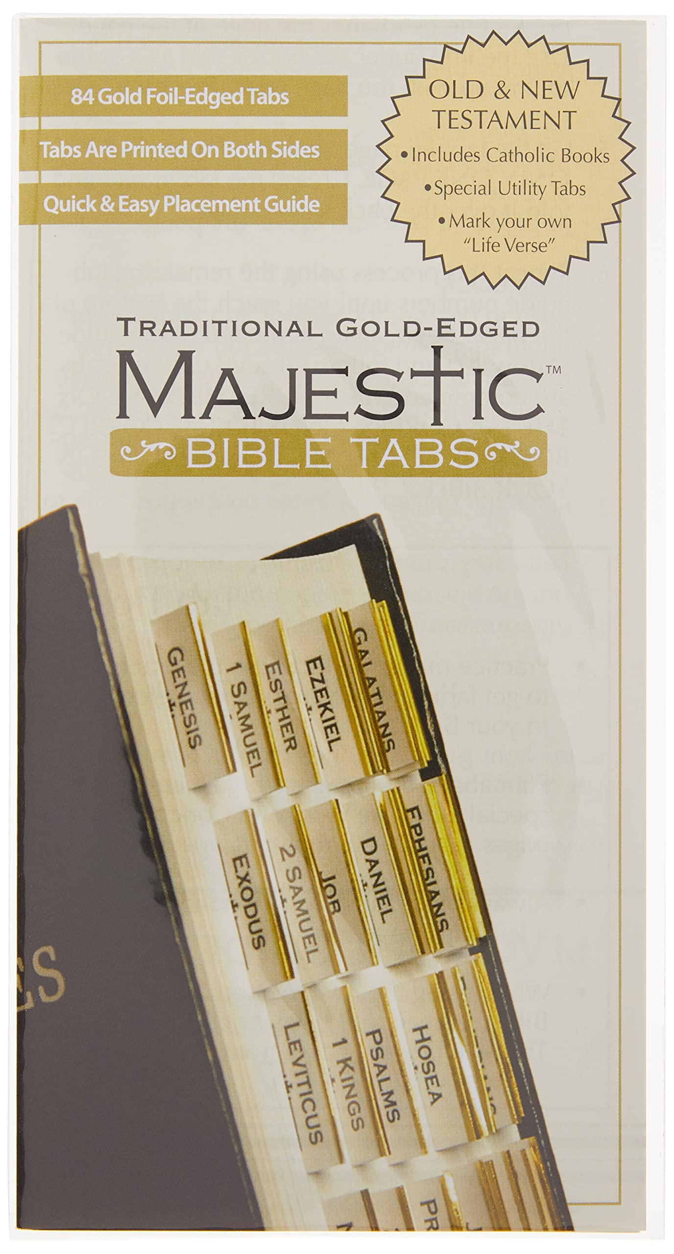 Majestic Traditional GoldEdged Bible Tabs