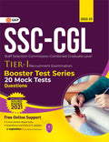 Ssc 2023 : Cgl Tier I  Booster Test Series  20 Mock Tests (Questions, Answers & Explanations)
