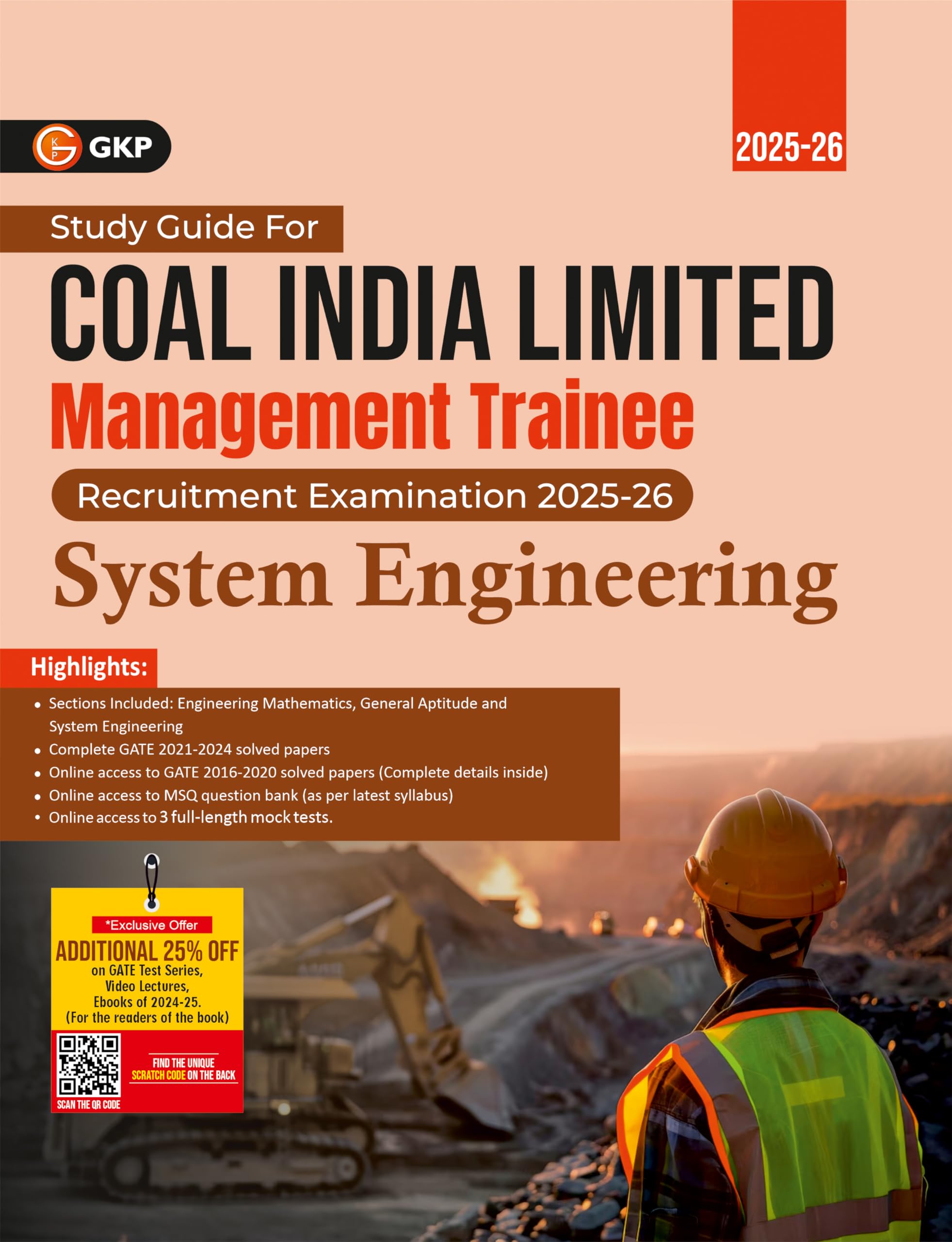 GKP Coal India Ltd. 202526 : Management Trainee  Systems Engineering  Guide (Includes CIL 2020 Solved Paper and GATE 202124 