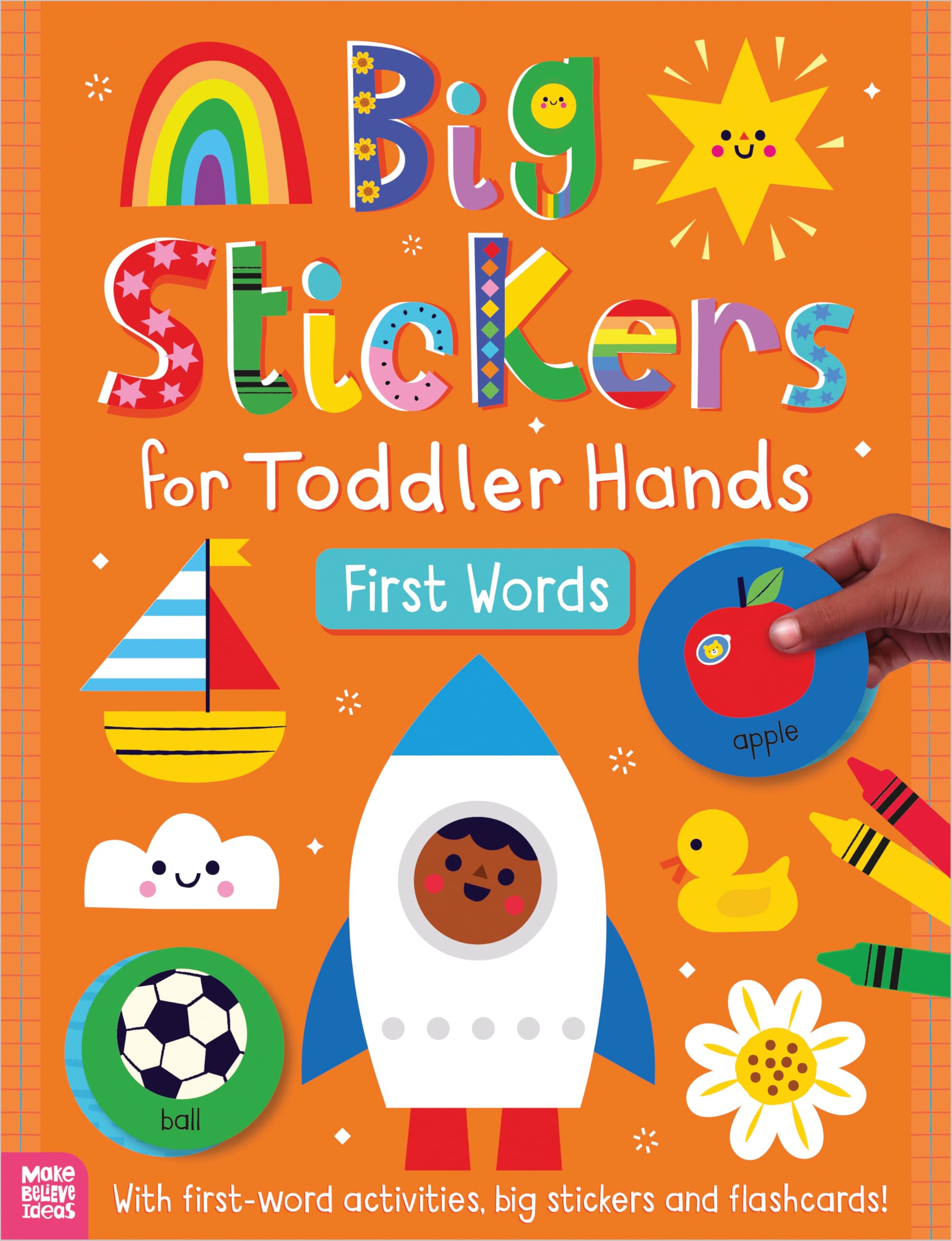 Make Believe Ideas Big Stickers for Toddler Hands First Words.