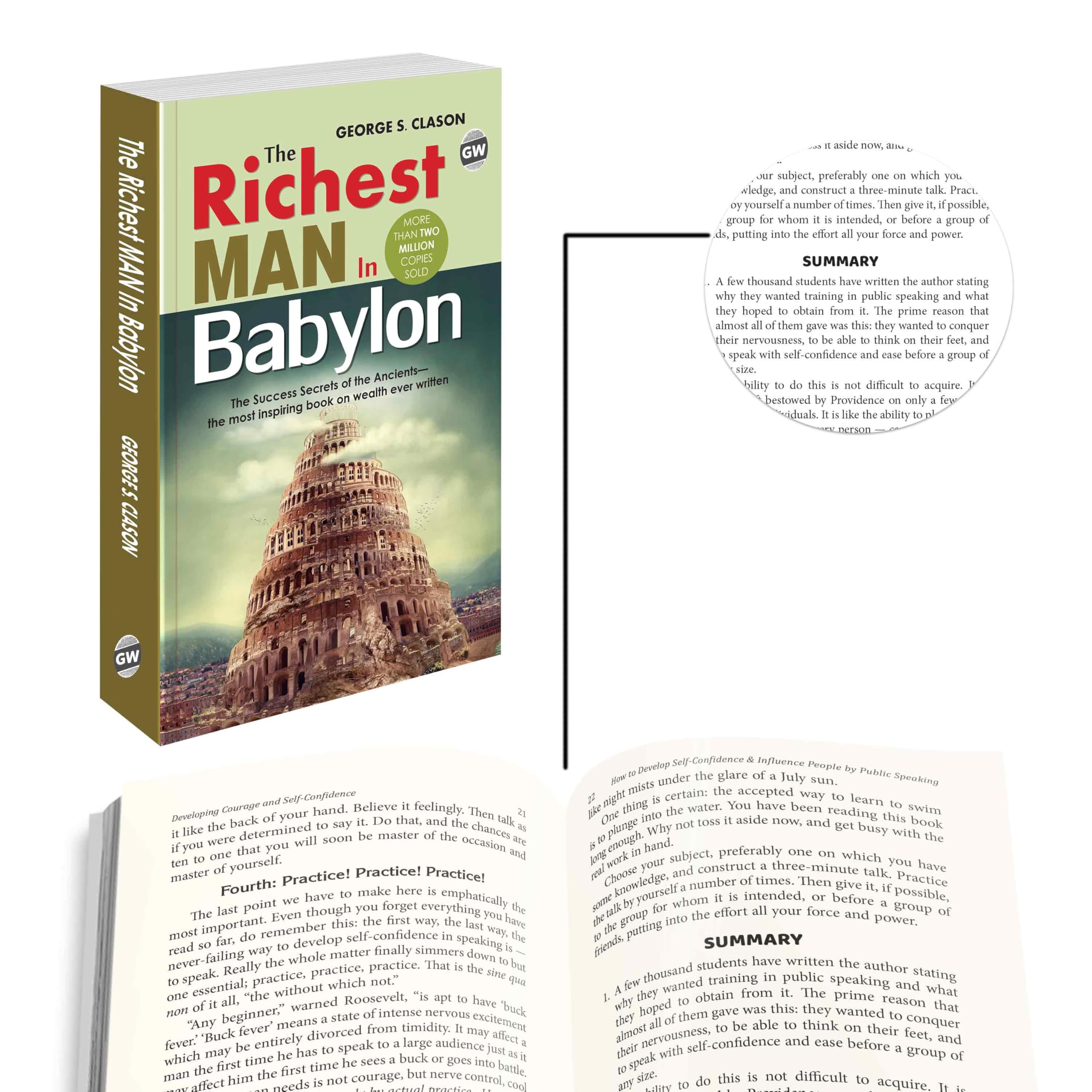 The Richest Man In Babylon (Paperback) : success through smart finance, motivational money management guide, self help budgeting