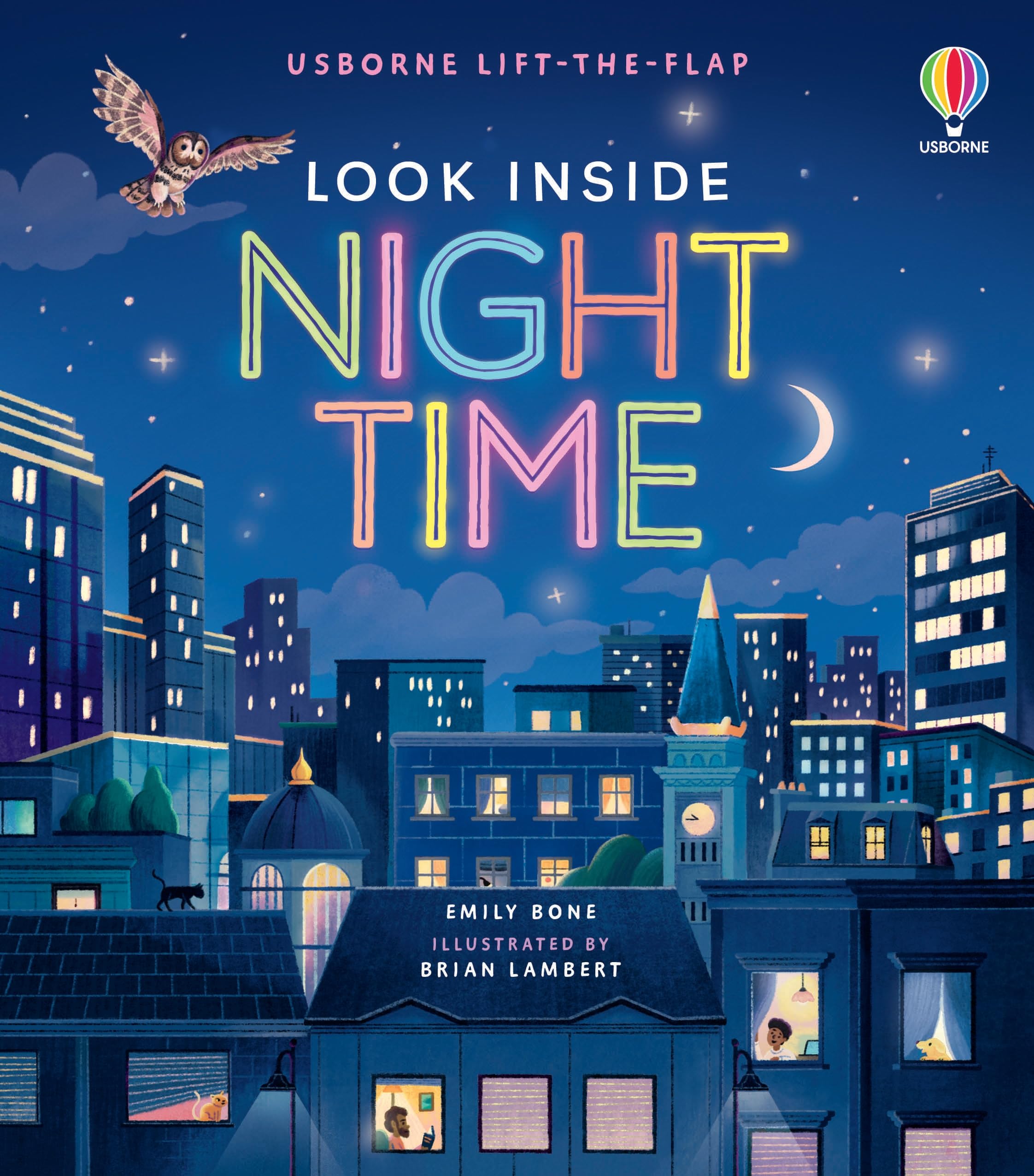 Usborne Publishing Ltd Usborne Look Inside Night Time.
