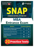 Edugorilla Snap Mba Entrance Exam 2024 (Symbiosis National Aptitude Test)  20 Practice Tests (1200 Solved Mcqs) With Free Acces