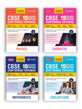 Mtg Cbse 10 Years (20252016) Chapterwise Topicwise Solved Papers Class 12 Physics, Chemistry, Mathematics & English (Set Of 4 B