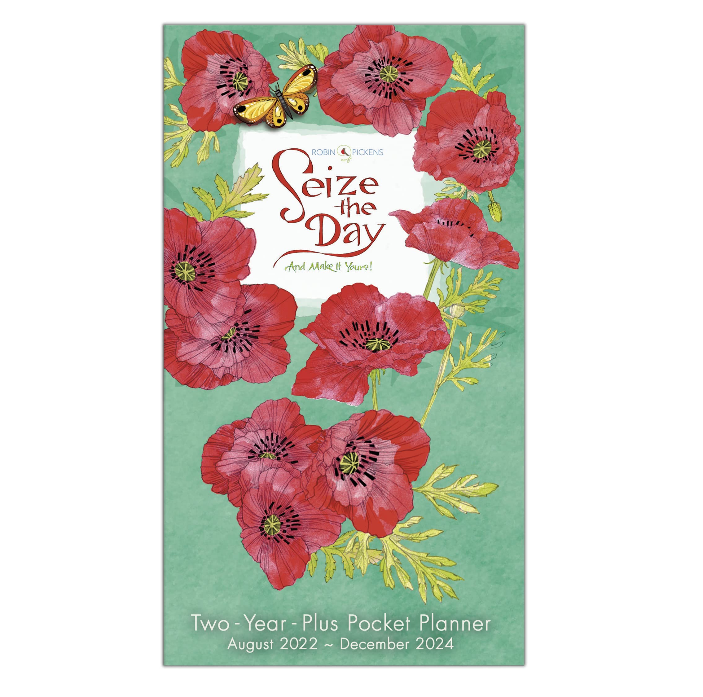 2023 Pocket Planner: TwoYearPlus Monthly Planner, Pocket Calendar: August 2022  December 2024, 3.5 x 6.5  Seize the Day an