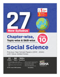 27 New Syllabus ChapterWise, TopicWise & SkillWise Cbse Class 10 Social Science Previous Year Solved Papers (2013  2024) Wit
