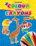 Colour with Crayons Book5 for Toddlers | Fun & Educational Colouring Book for Kids Ages 16 | Develops Colour Recognition, Earl