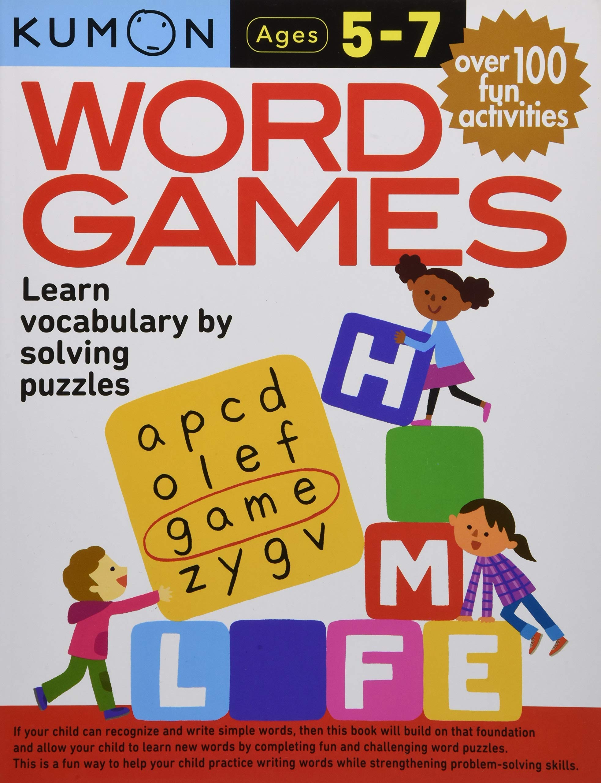 Kumon Word GamesLearn Vocabulary by Completing Fun and Challenging Word Puzzles