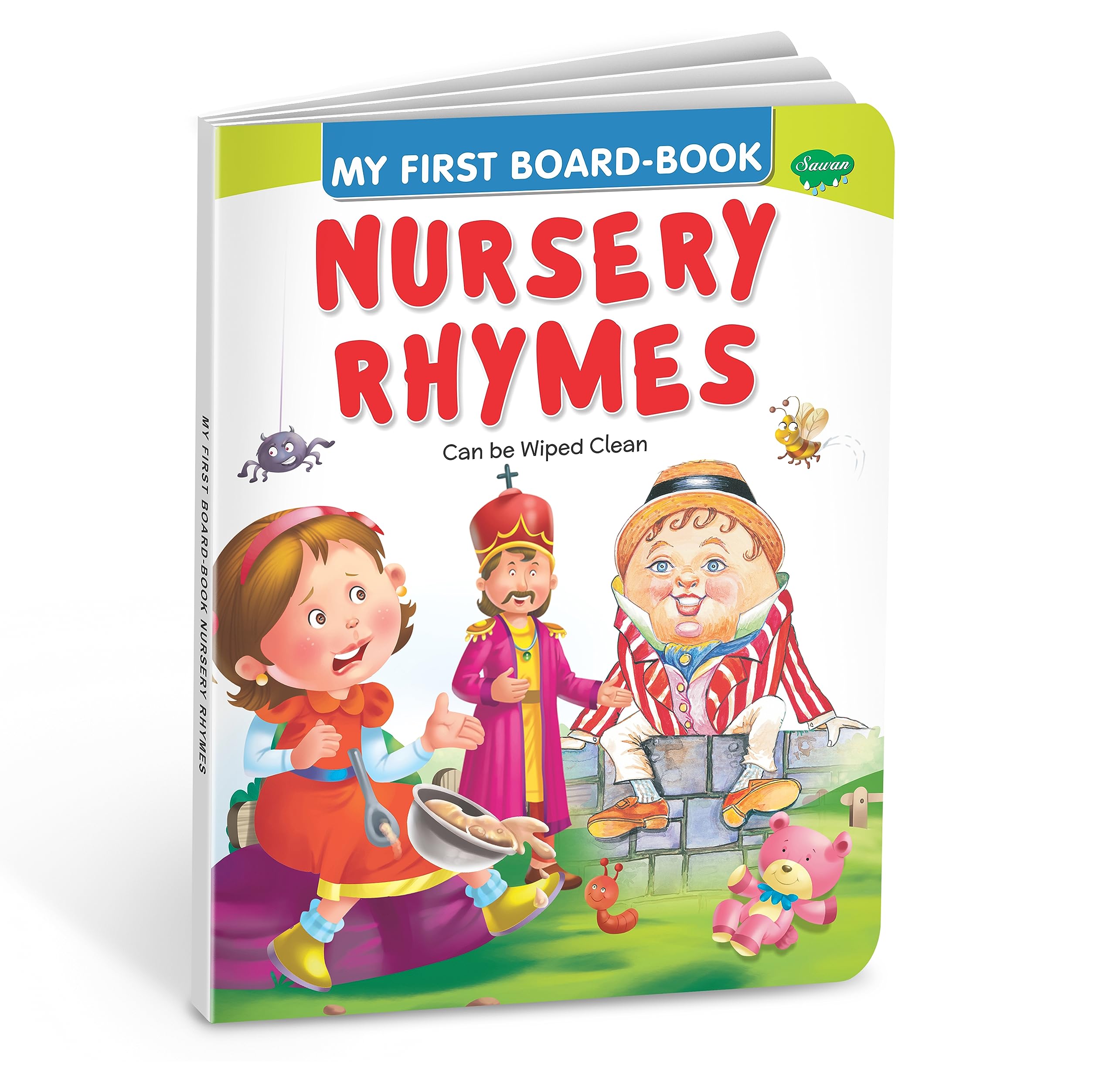My First Board Books Nursery Rhymes | Big Size Board Book For Kids By Sawan