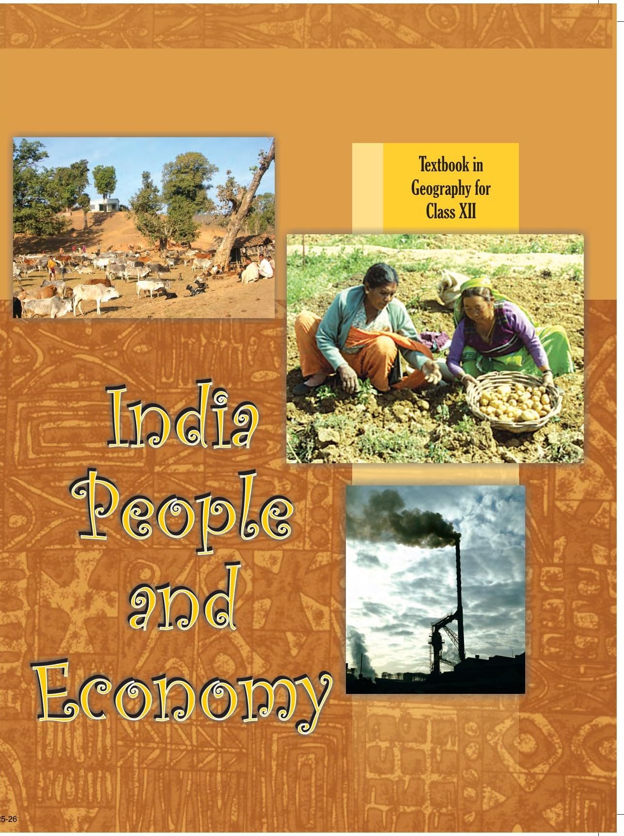 India People And Economy For Class  12  12099 202526 Edition