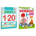 My First Book Of Numbers 1 To 100 And Numbers Writing Book (1 To 20) | Set Of 2 Books