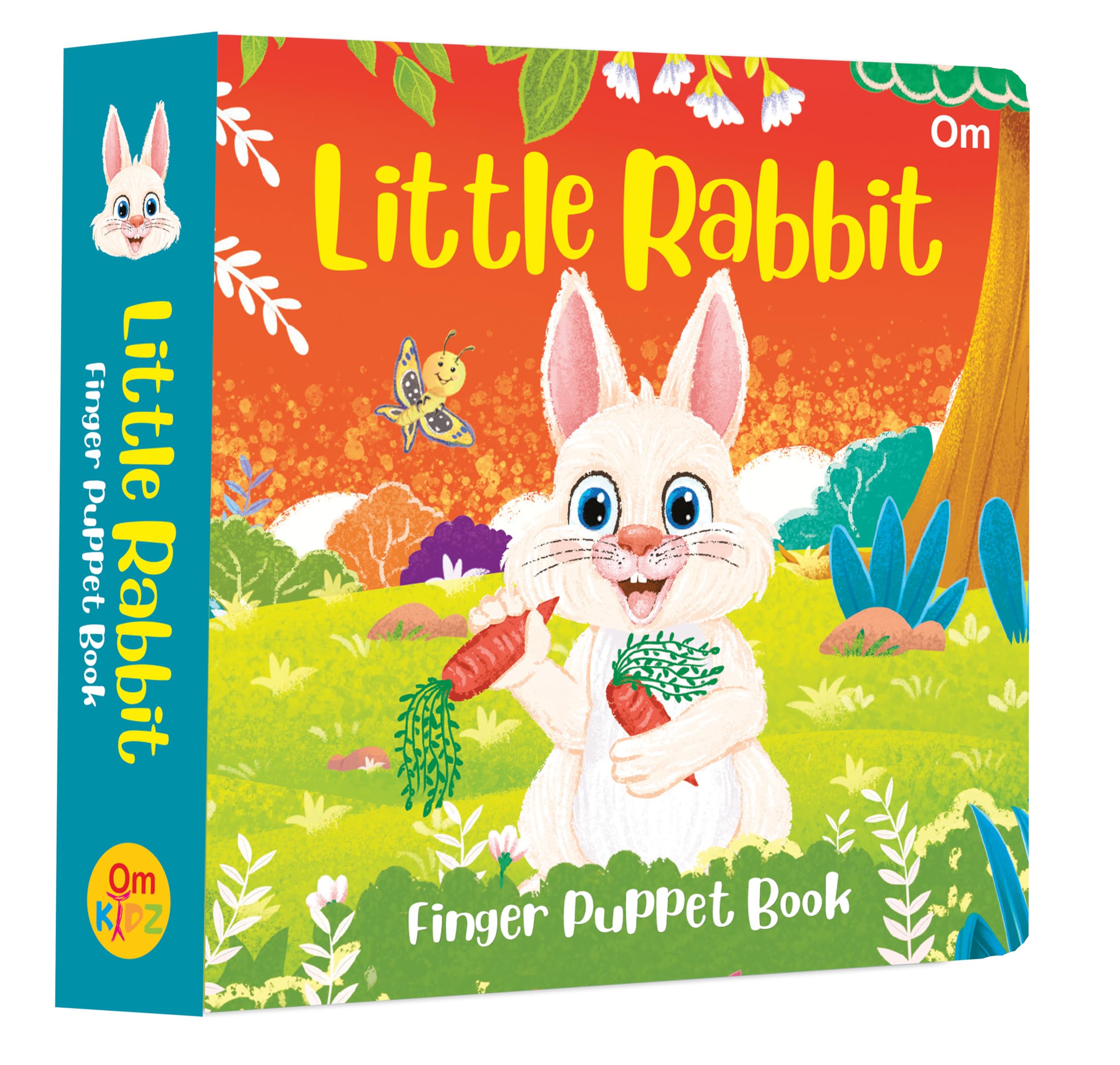 Little Rabbit Finger Puppet Book  Fun Activities Board books for Kids  Picture Book