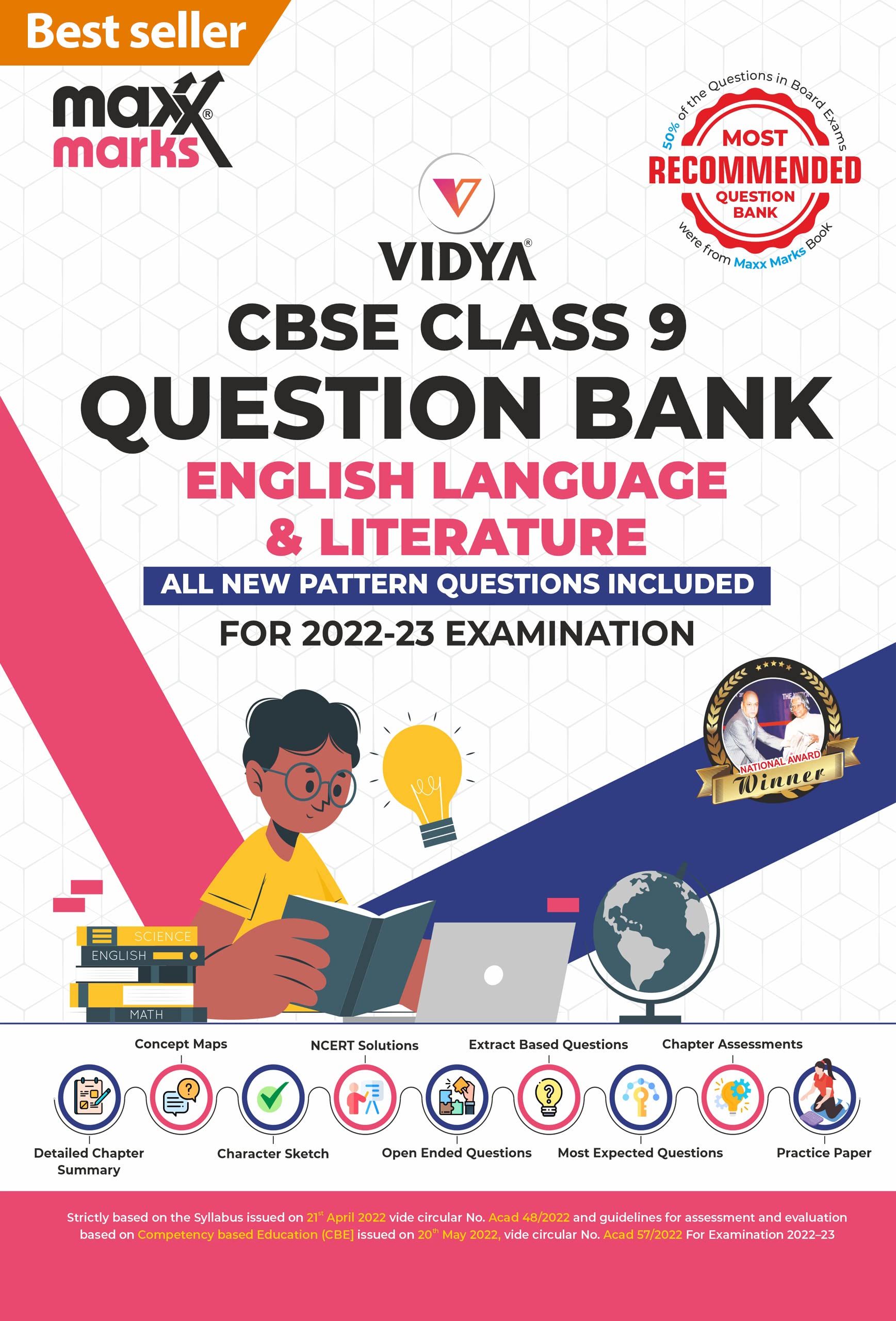 Maxx Marks Cbse Question Bank English Language & Literature Class 9  Most Likely Cbse Question Bank For 2023