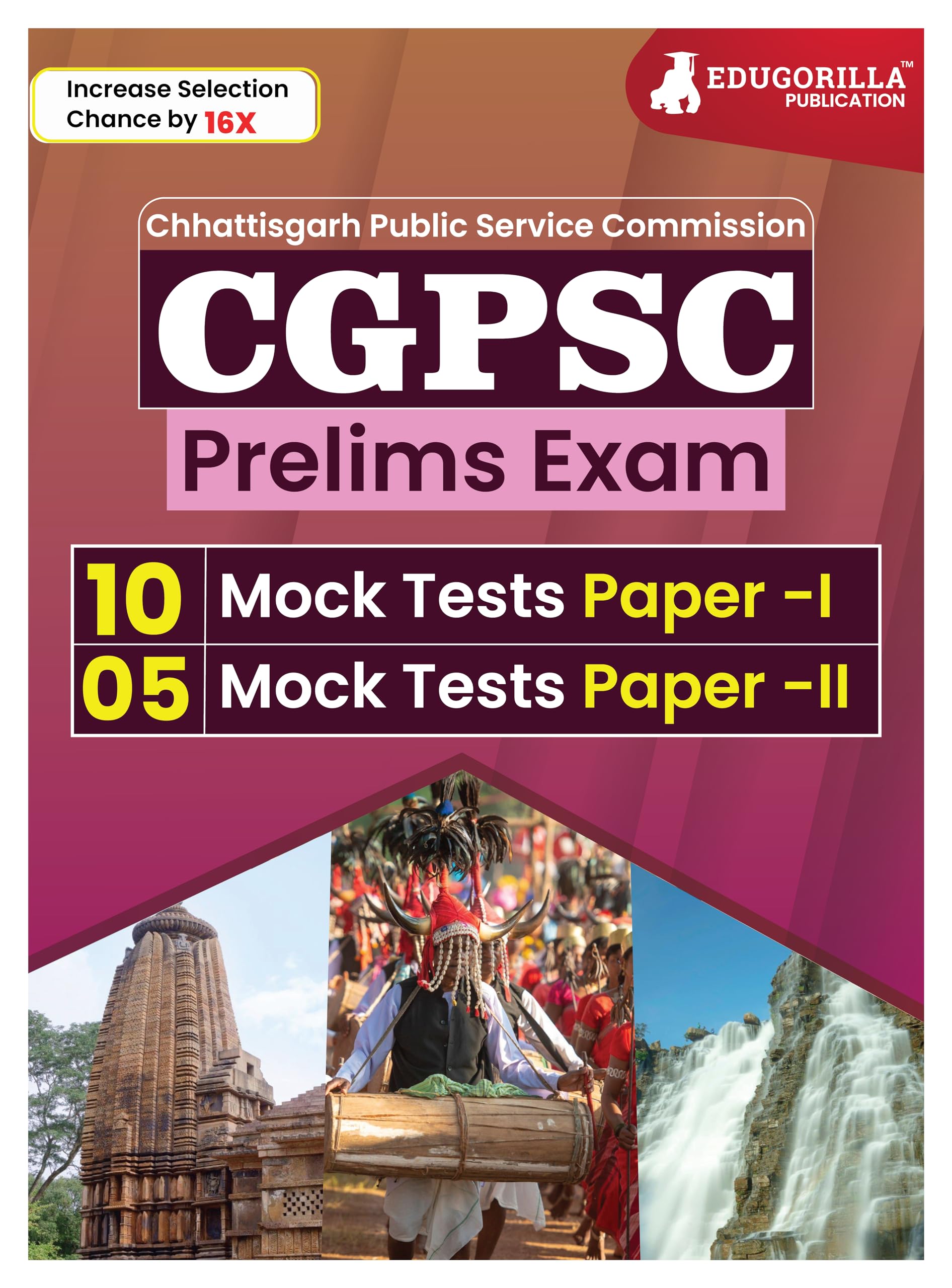Cgpsc Prelims Exam 2024 (English Edition) | Chhattisgarh Psc  15 Full Length Mock Tests (Paper I And Ii) With Free Access To On