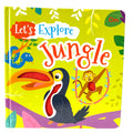 Jungle: Lets Explore | Felt book | Children illustrated Book