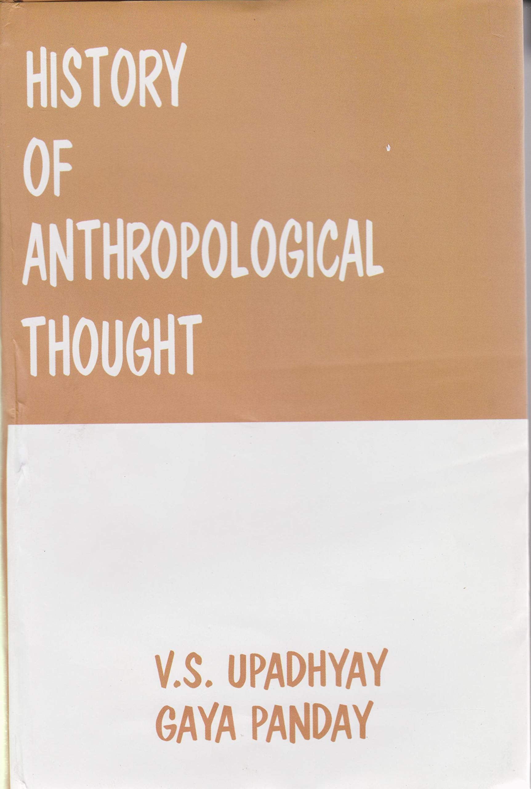 History Of Anthropological Thought