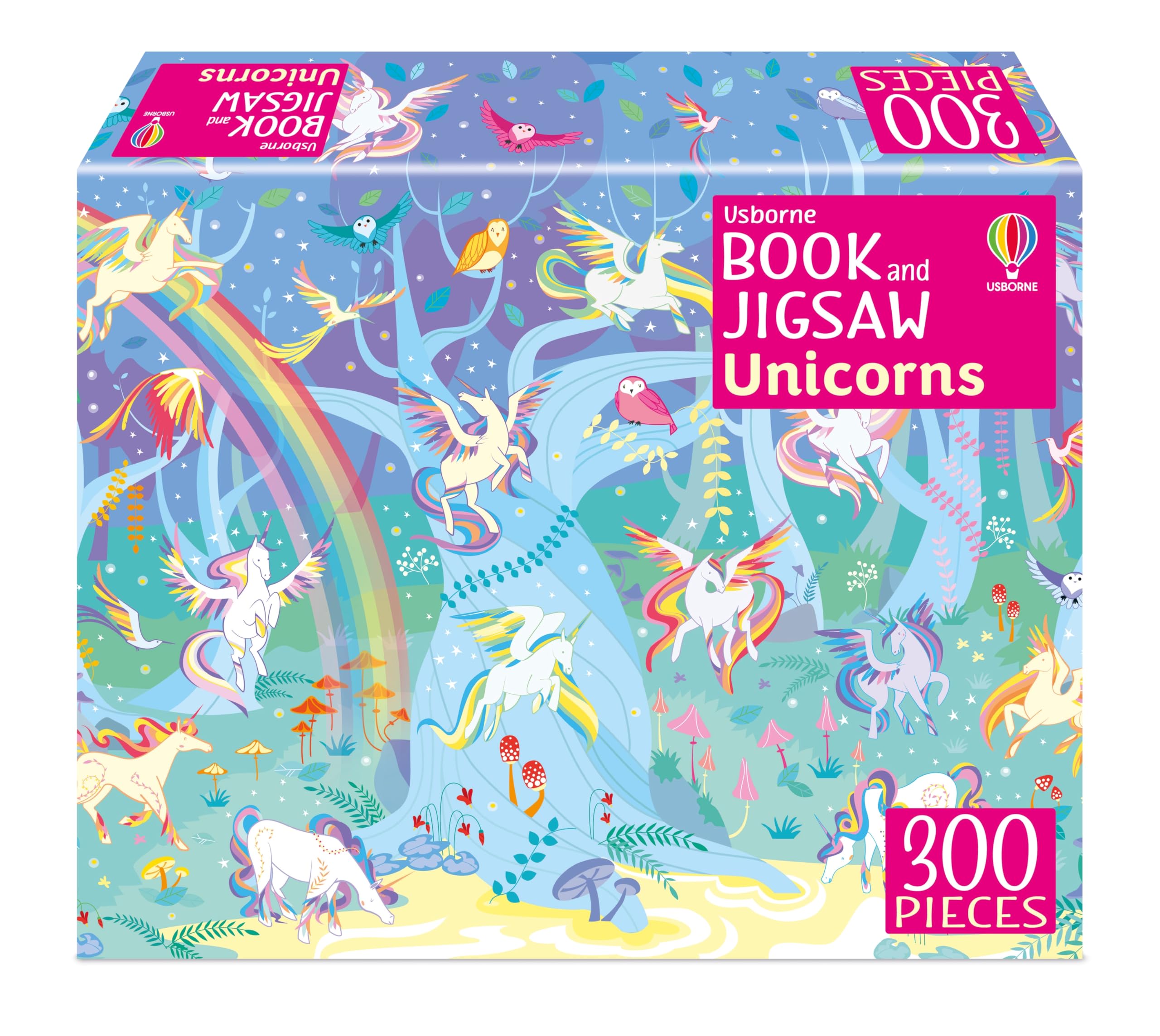 Usborne Book and Jigsaw Unicorns.