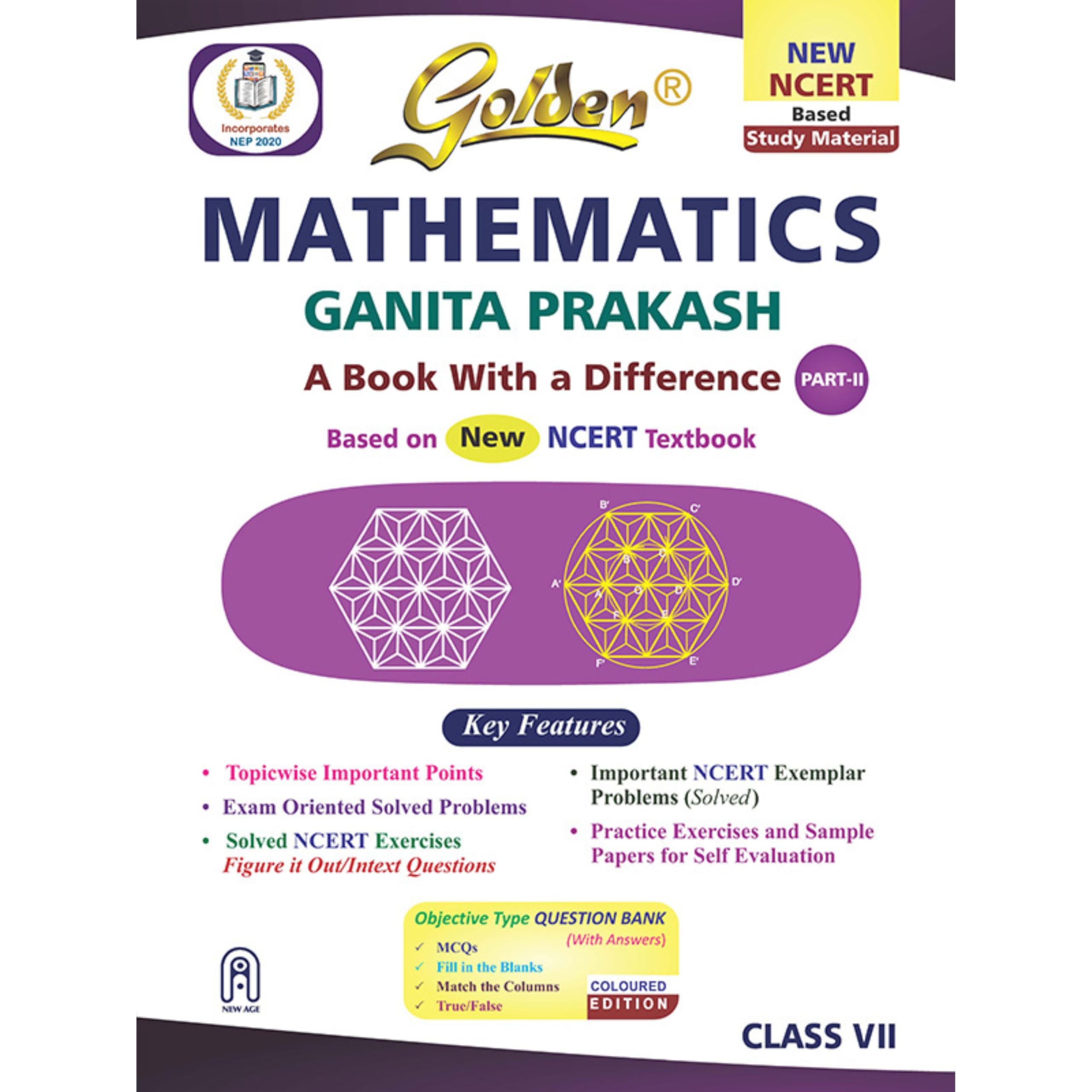Golden Mathematics Study Material Based On New Ncert Ganita Prakash Part2 For Class 7 | For Cbse 2026 Exams | Summary | Solved 