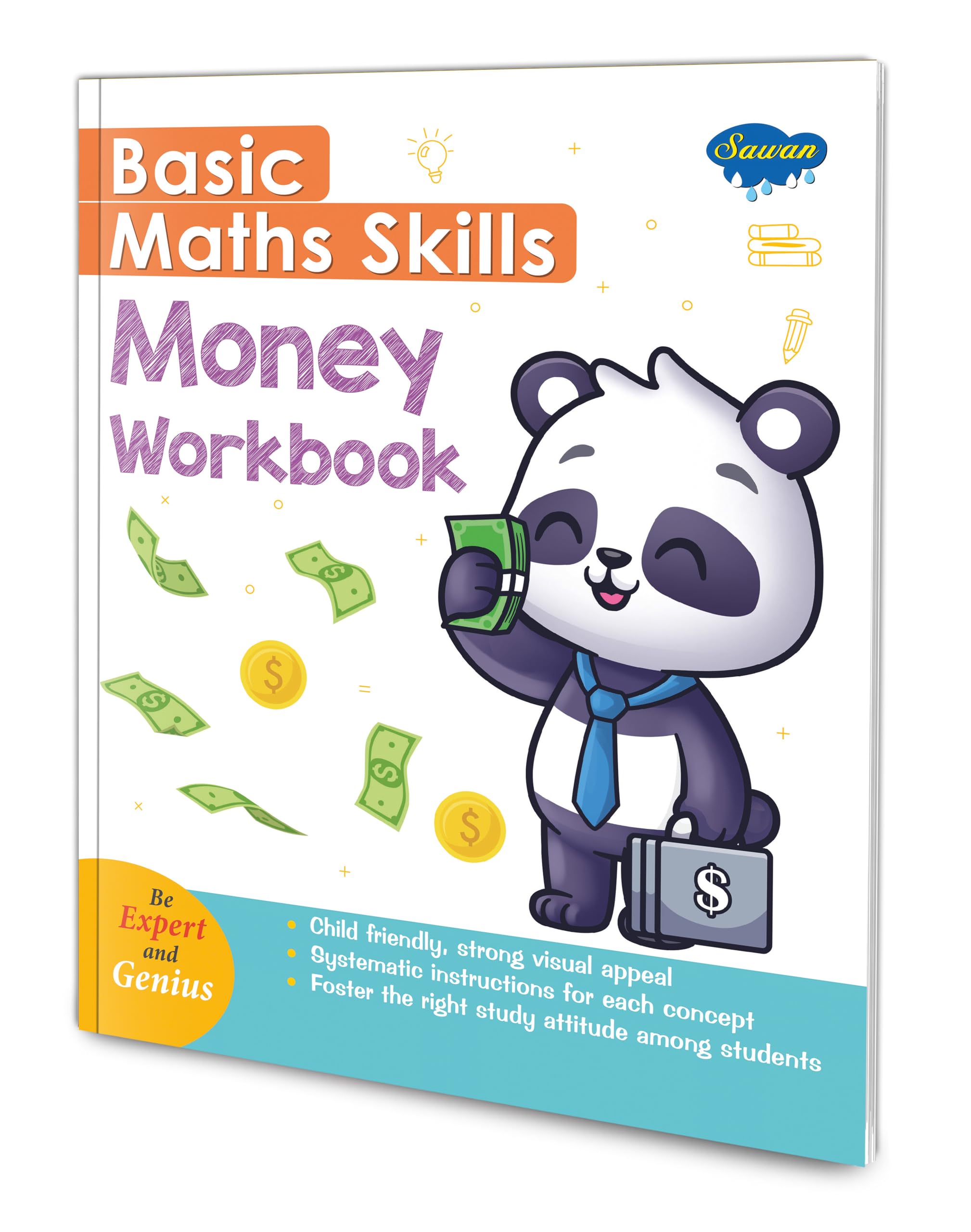 BASIC MATHS SKILLS WORKBOOK Money | A Kids Guide to Financial Basics [Paperback] SAWAN
