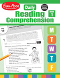EvanMoor Daily Reading Comprehension, Grade 1  Homeschooling & Classroom Resource Workbook, Reproducible Worksheets, Teaching 
