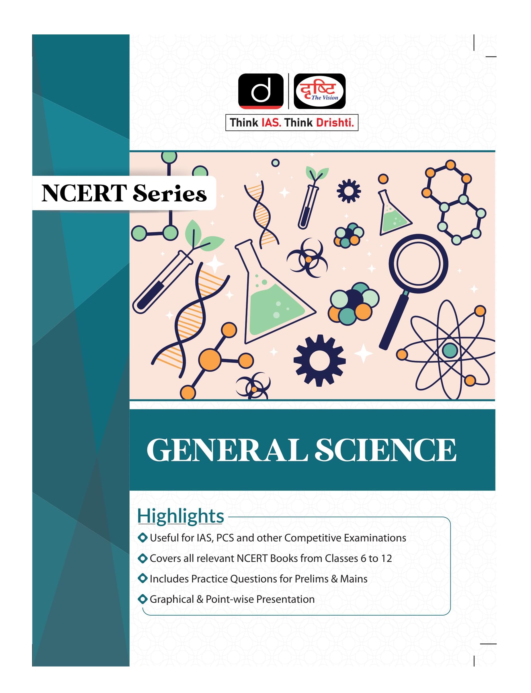 Drishti Ias Ncert General Science 1St Edition In English | Ias Pcs Upsc Exam Books | Government Exam Books