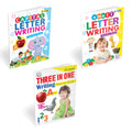 Writing Practice Books: Three In One Writing, Capital Letter Writing, Small Letter Writing