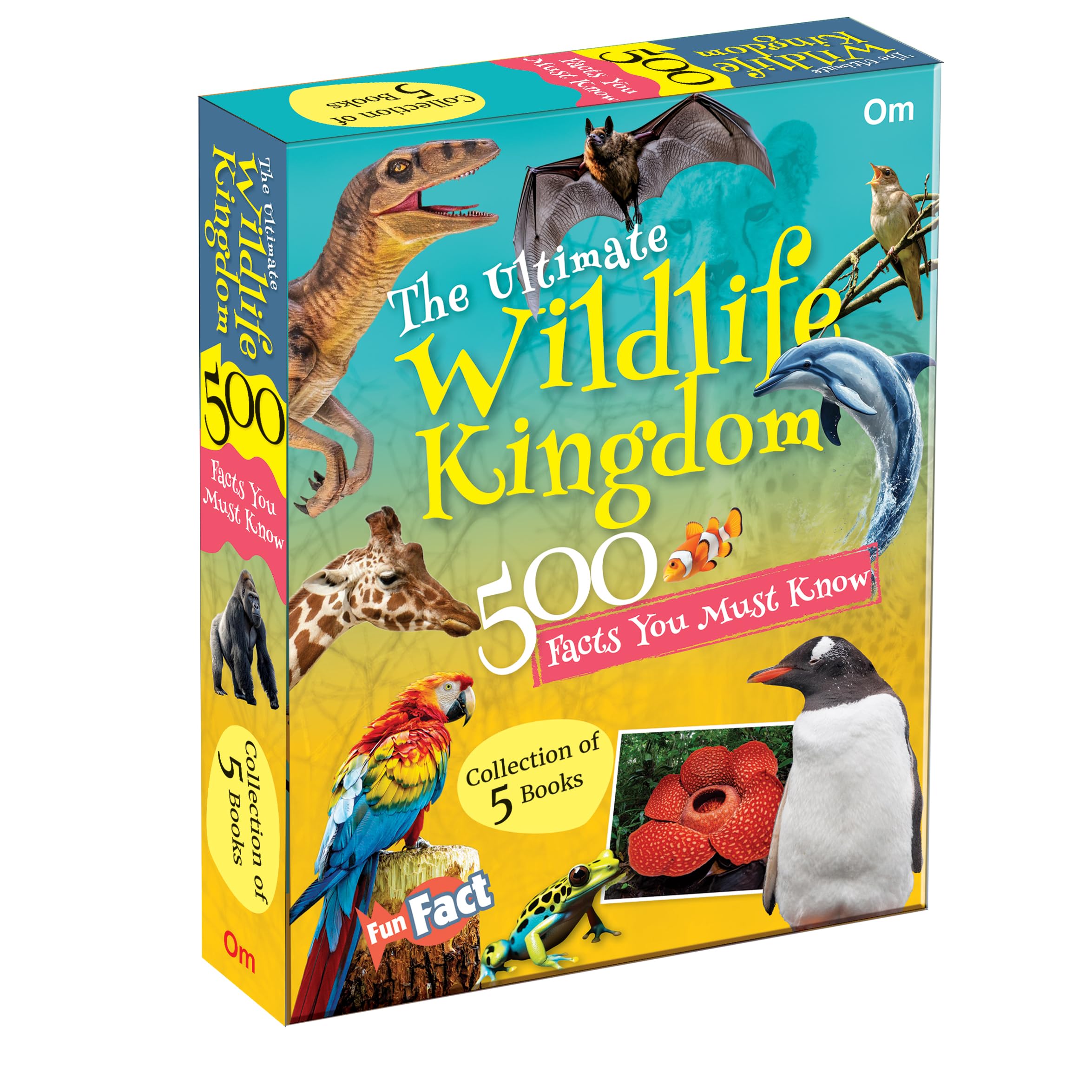 The Ultimate Wildlife Kingdom 500 Facts You Must Know  Collection of 5 Books