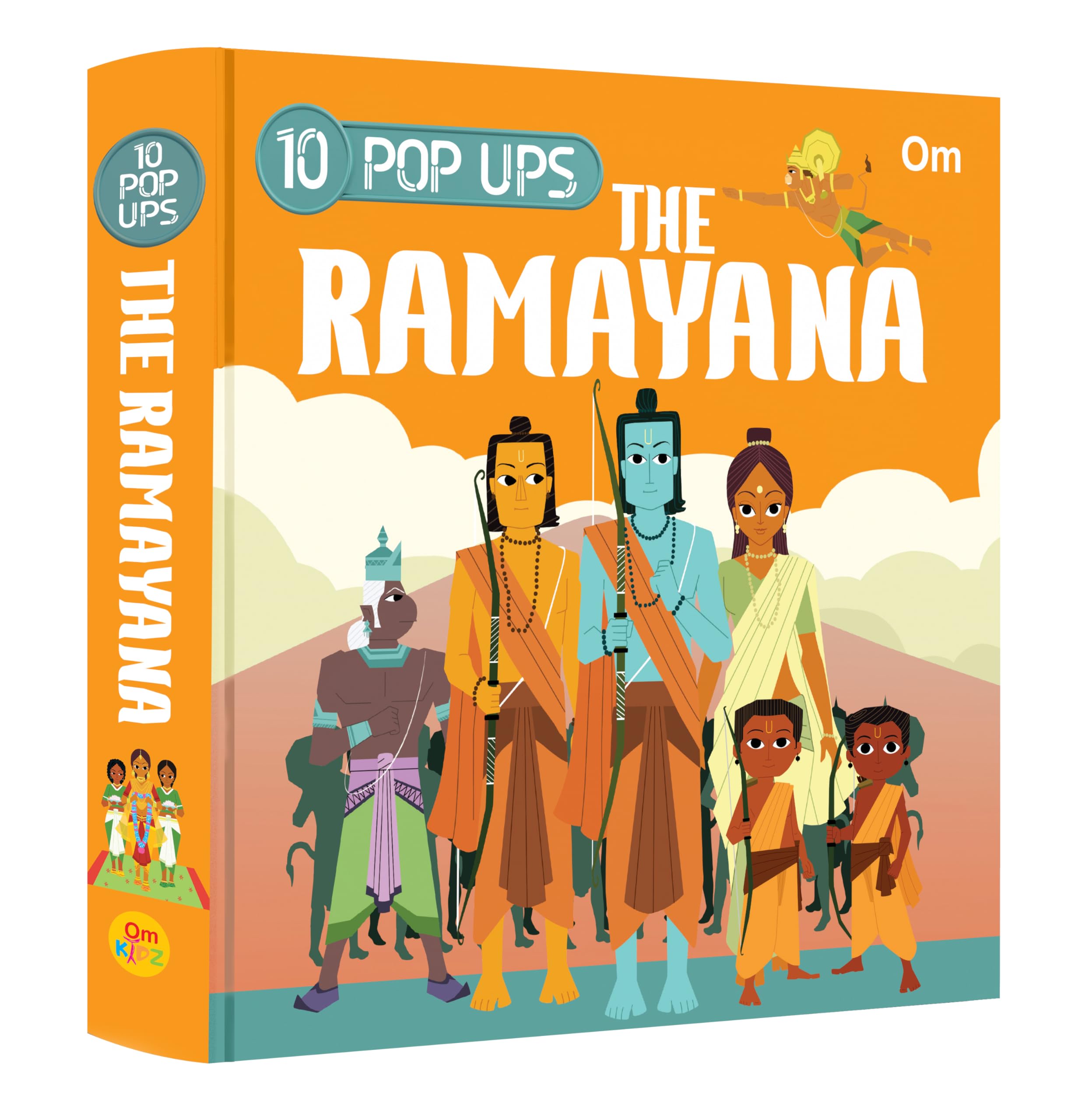 Pop Up The Ramayana Book for Kids: Little Heroes of the Ramayana | Tale of Rama and Ravana | Explore the Timeless Epic Tale in 3