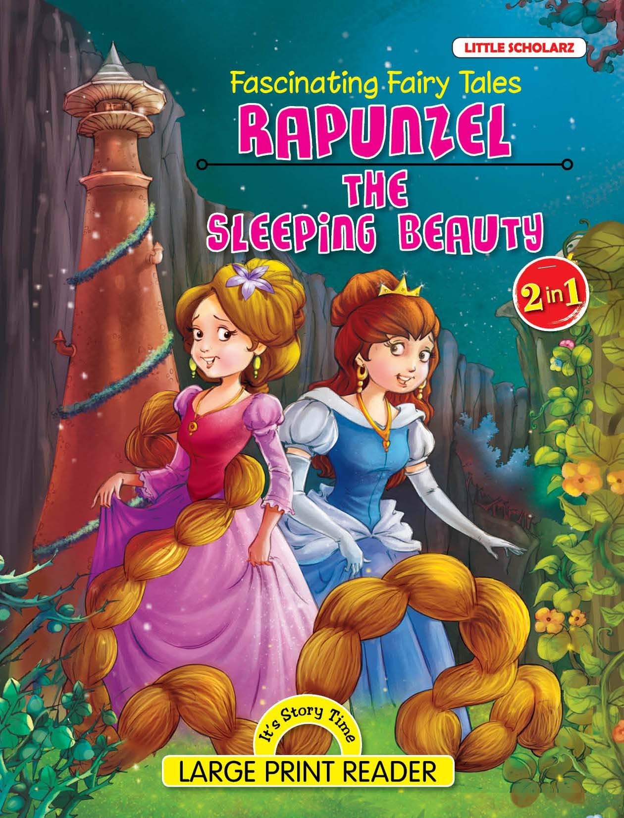 Rapunzel & The Sleeping Beauty | 2in1 Illustrated Fairy Tales | Paperback