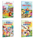 Fox Cubs And The Lion, The First Well, KingS Portrait And The Helping Hands  Moral Stories : Children learning story book, B