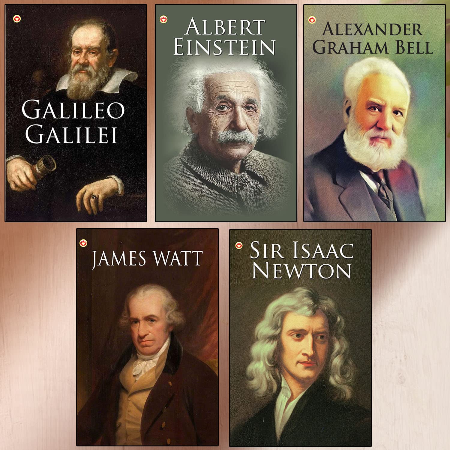Great Scientists of the World : Galileo Galilei | Albert Einstein | Alexander Graham Bell | James Watt | Sir Isaac Newton (Inspi