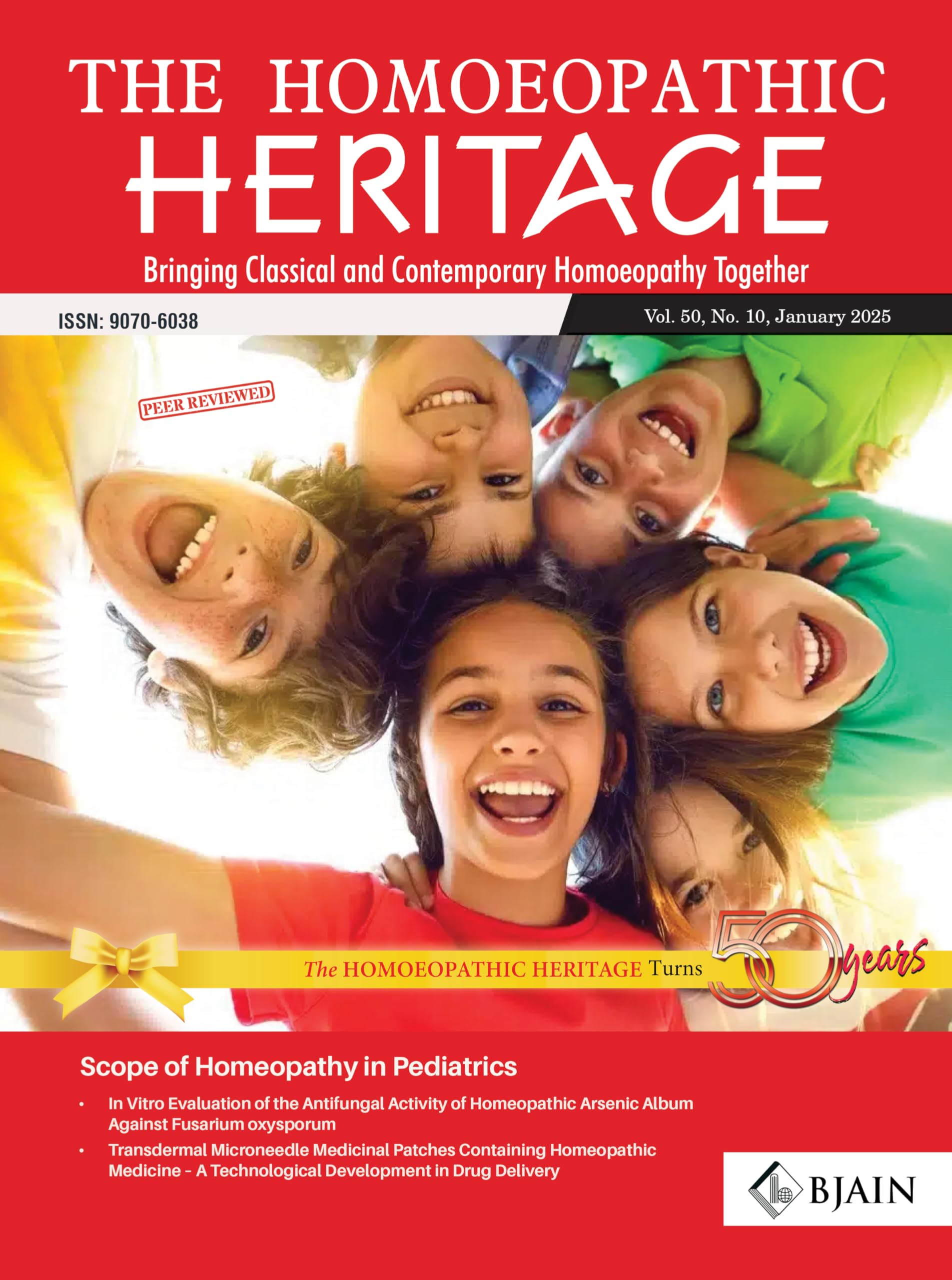 THE HOMOEOPATHIC HERITAGE  Bringing Classical and Contemporary Homoeopathy Together (January 2025)