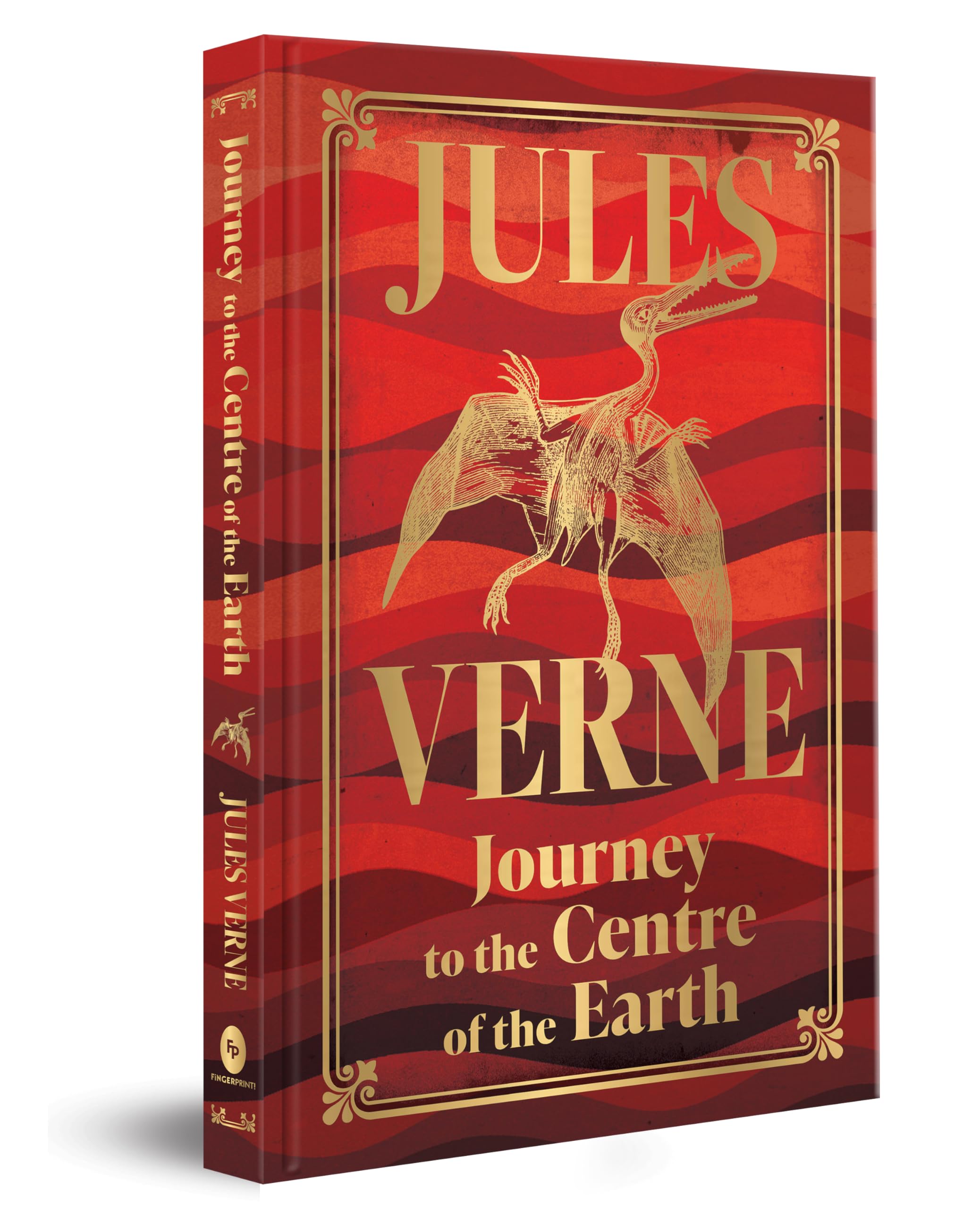 Journey To The Centre Of The Earth (Deluxe Hardbound Edition): With Gilded Edges And 1 Ribbon Book Marker (Fingerprint Classics)