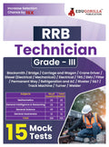 Rrb Technician Grade Iii Exam 2024 | Various Posts  Blacksmith ,Bridge, Diesel Electrical/Mechanical, Fitter, Welder, Etc | 15 