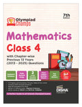 Disha Olympiad Champs Mathematics Class 4 With ChapterWise Previous 13 Year (2013  2025) Questions 7Th Edition | Complete Prep