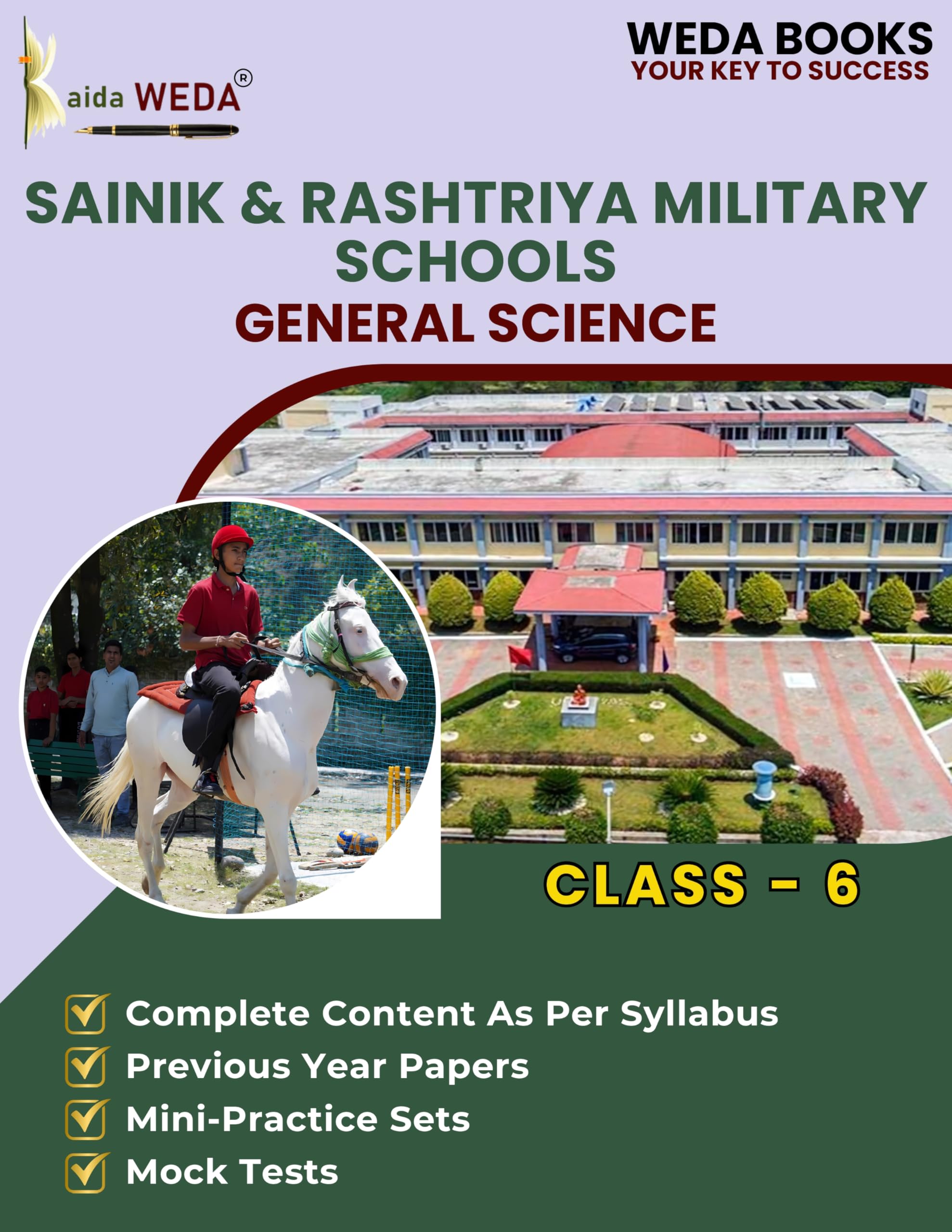 WEDAs General Science Comprehensive Guide for Class 6th Sainik and Rashtriya Military Schools for 20252026 | SS 6 | RMS 6 | S