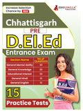 Chattisgarh Pre D.El.Ed Entrance Exam 2024 (English Edition) | 15 Full Practice Mock Tests (1500 Solved Mcqs) With Free Access T