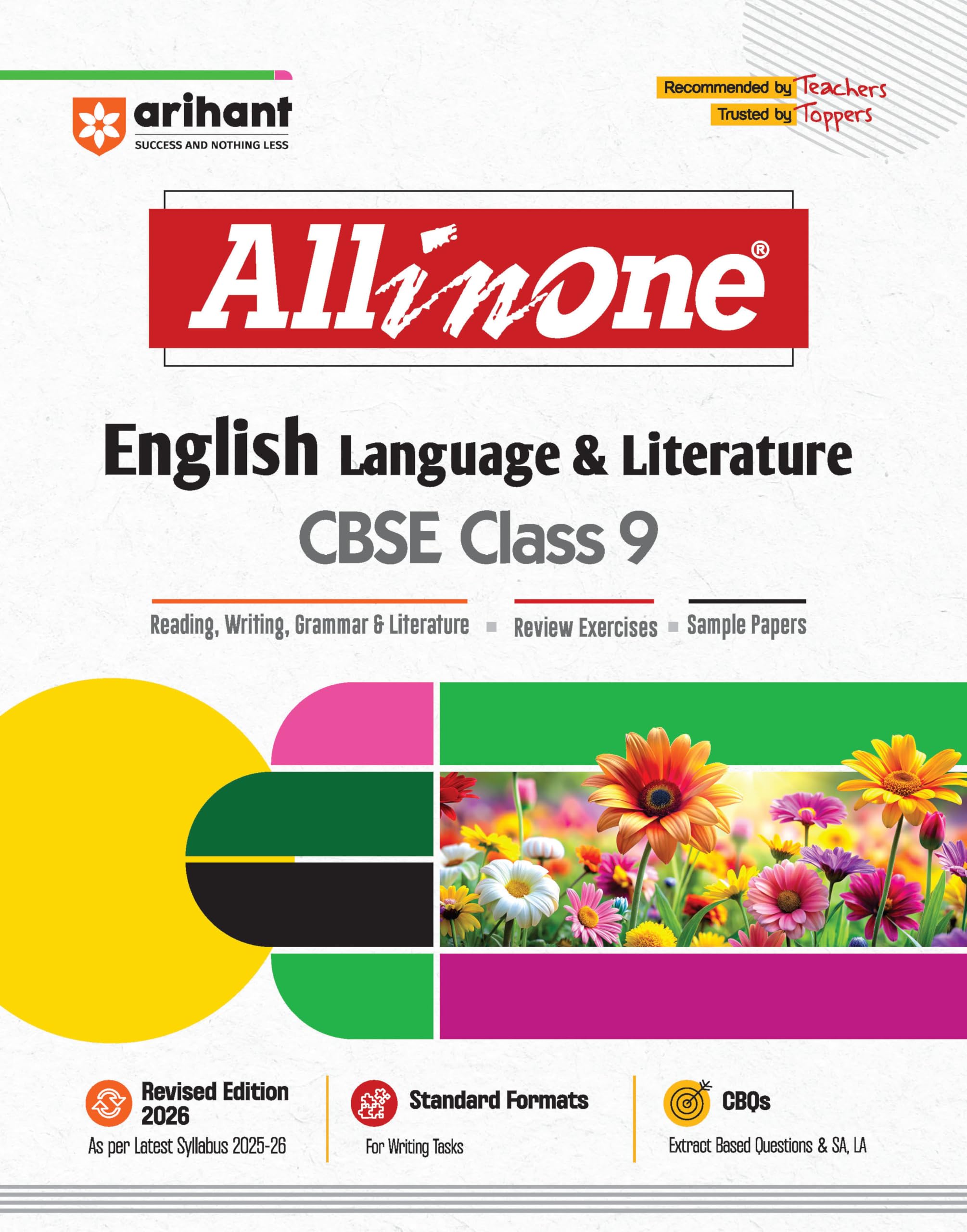 Arihant All In One English Language & Literature Class 9 For Cbse Exams 202526 | Revised Edition As Per Latest Syllabus | Cbqs,